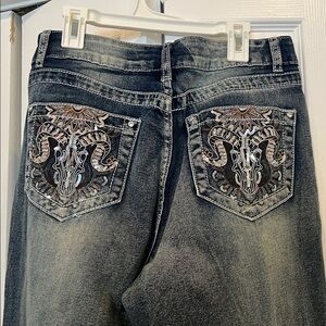 Urban weekend Flare Jeans embellished